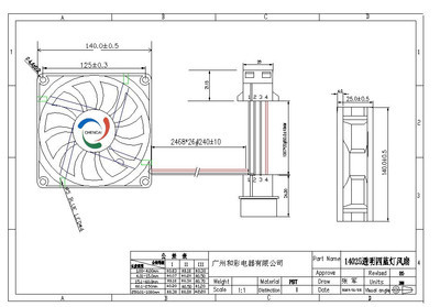 批发超静音机箱风扇 探索14025透明蓝光风扇的散热魅力